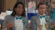 Heh GIF - The Wedding Singer Comedy Drunk Toast GIFs