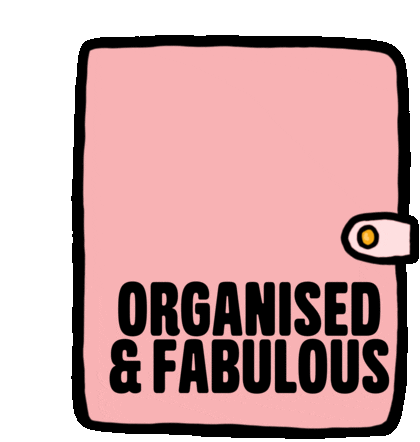 Organized Productive Sticker - Organized Productive Fabulous Stickers