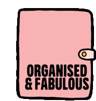 Organized Productive Sticker - Organized Productive Fabulous Stickers