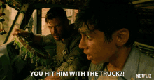 You Hit Him With The Truck Suprised GIF - You Hit Him With The Truck Suprised Shocked GIFs