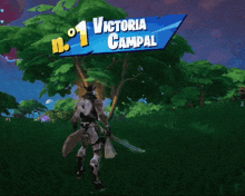 victoria campal is the number 1 player in the game