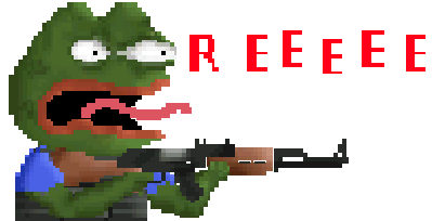 Reee Gun Sticker - Reee Gun Pepe Stickers
