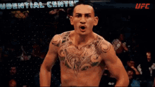 Fired Up Max Holloway GIF