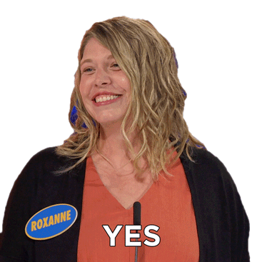 Yes Roxanne Sticker - Yes Roxanne Family Feud Canada Stickers