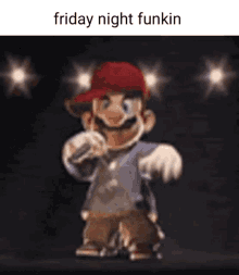 Mario Kart Friday Night Funkin GIF