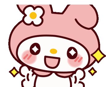 Sanrio My Melody Sticker - Sanrio My Melody - Discover & Share GIFs