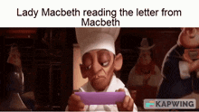 Macbethladymacbethreadingletter GIF - Macbethladymacbethreadingletter GIFs