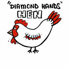 diamond hands hen veefriends stocks hold on diamond