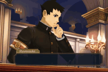 the great ace attorney ryunosuke yeah that makes sense yes that makes sense makes sense