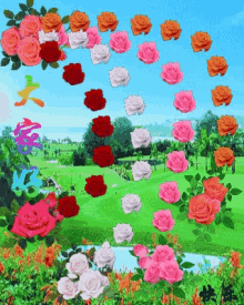 Hello There Flowers GIF - Hello There Flowers Roses GIFs