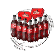 Gracias Juntos Para Algo Mejor Sticker - Gracias Juntos Para Algo Mejor Coca Cola Stickers