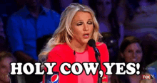 Holy Cow GIF - Holy Cow Yes Britney GIFs