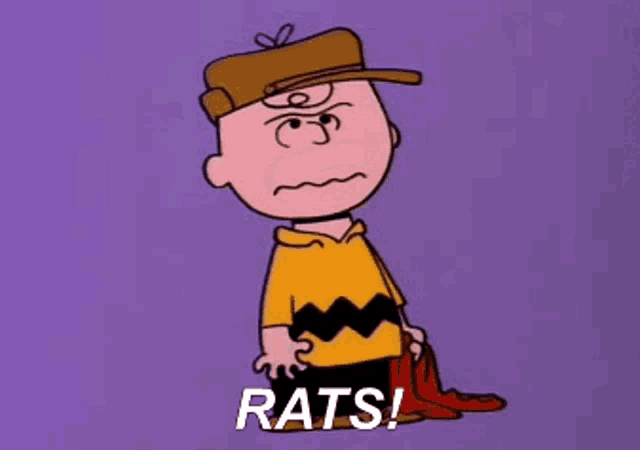 Charlie Brown Rats GIFs | Tenor