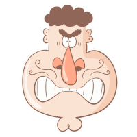Grr Angry Sticker
