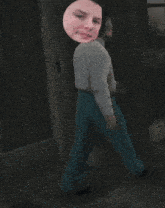 a picture of a person with a face and the words npc imfaooo on it