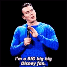 Chris Evans Disney Nerd GIF - Chris Evans Disney Nerd Disney Fan GIFs