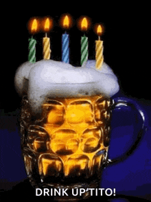 Beer Candles GIF