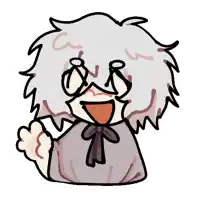 a drawing of a person with glasses and a bow on their neck