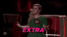 Extra Kelly Clarkson GIF - Extra Kelly Clarkson The Voice GIFs