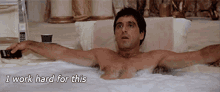Scarface Tony Montana GIF - Scarface Tony Montana Bubble Bath GIFs