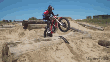 Riding Over A Log Motorcyclist Magazine GIF - Riding Over A Log Motorcyclist Magazine Motorcyclist GIFs