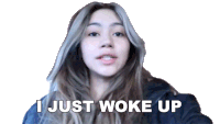 I Just Woke Up Isabella Rose Chavez Sticker - I Just Woke Up Isabella Rose Chavez Just Woke Up Stickers