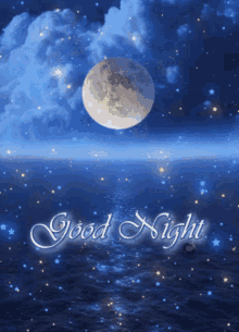 Good Night Moon GIF - Good Night Moon Sparkle GIFs