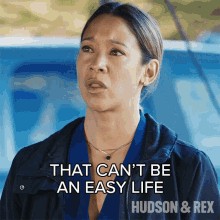 That Cant Be An Easy Life Sarah Truong GIF - That Cant Be An Easy Life Sarah Truong Hudson And Rex GIFs