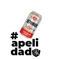a can of betobier lager with a dice on the label