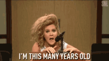 Age Im This Many Years Old GIF - Age Im This Many Years Old Amy Schumer GIFs