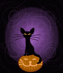 Cartoon Halloween Cats GIFs | Tenor