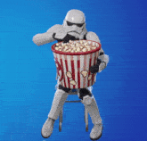 Fortnite Stormtrooper GIF - Fortnite Stormtrooper Jumbo Popcorn GIFs