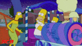 Marge Simpson Train Marge Train GIF - Marge Simpson Train Marge Train Char Char GIFs