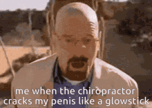 Walter White Chiropractor GIF - Walter White Chiropractor Glowstick GIFs