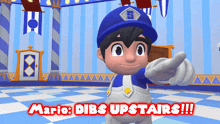 Smg4 Mario GIF - Smg4 Mario Dibs Upstairs GIFs