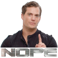 Henry Cavill Gif Nope Gif Sticker - Henry Cavill Gif Nope Gif Wag Finger Stickers