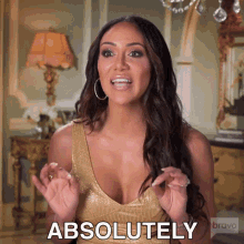 Absolutely Melissa Gorga GIF - Absolutely Melissa Gorga Real Housewives Of New Jersey GIFs