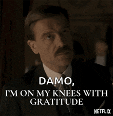 Im On My Knees With Gratitude Ben Daniels GIF - Im On My Knees With Gratitude Ben Daniels Lord Snowdon GIFs