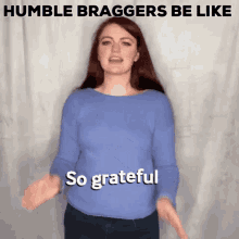 Humble Brag Bragging GIF - Humble Brag Bragging Grateful GIFs