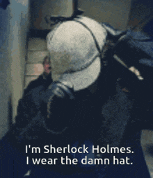 Sherlock Holmes Hat GIF