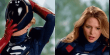Supergirl Melissa Benoist GIF - Supergirl Melissa Benoist Helmet GIFs
