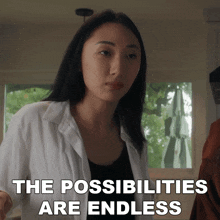 The Possibilities Are Endless Andrea Jin GIF - The Possibilities Are Endless Andrea Jin Wong Fu Productions GIFs