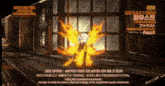 a cartoon of a girl with flames on her wings and the name faust