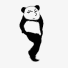 Panda Irritated Walking GIF - Panda Irritated Walking GIFs