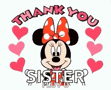Minnie Mouse Kiss GIF - Minnie Mouse Kiss Thank You Sister GIFs