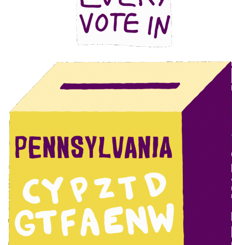 Every Vote In Pennsylvania Must Be Counted Sticker - Every Vote In Pennsylvania Must Be Counted Count Every Vote Stickers