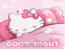 Good Night Hello Kitty GIF