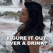 Figure It Out Over A Drink Holga GIF
