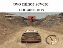 two minor severe concussions cmr4based