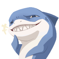 Shark Snigger Laugh Evil That'S-embarrassing Sticker